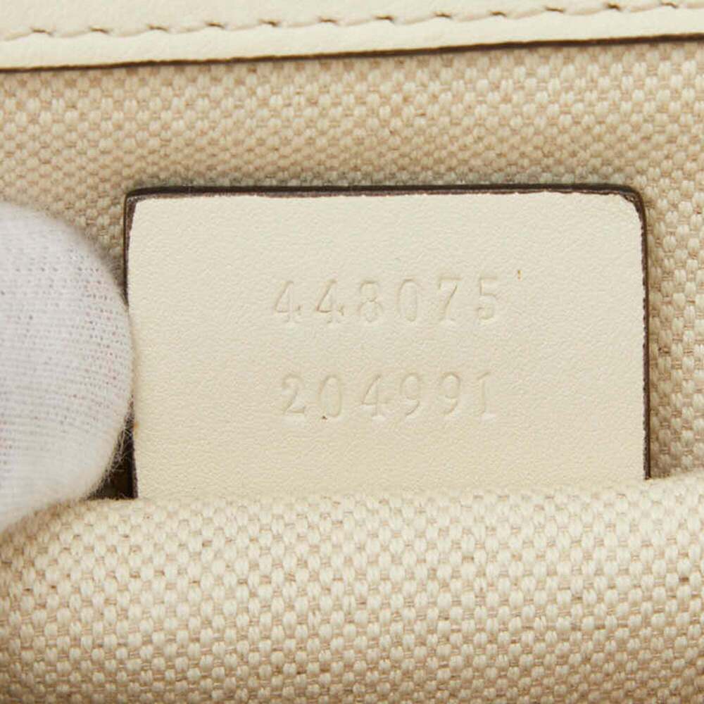 GUCCI Red Leather Bamboo Shoulder Bag - Picture 11 of 11